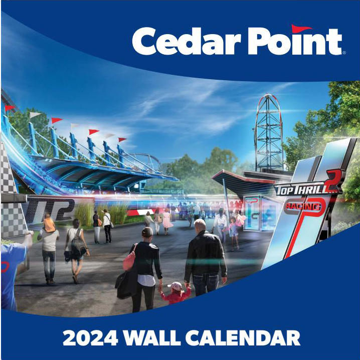 Cedar Point 2024 12-Month Wall Calendar