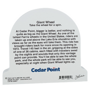 Cedar Point Cat's Meow Giant Wheel Ornament