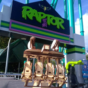 Cedar Point Raptor Front Car Coaster Cutout