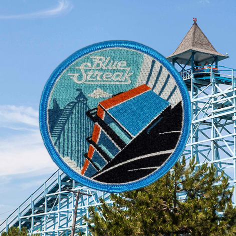 Cedar Point Blue Streak Patch