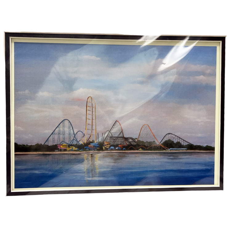 Cedar Point "Cedar Sky" 11x14 Matted Art by Tina Husted - All Proceeds to Charity