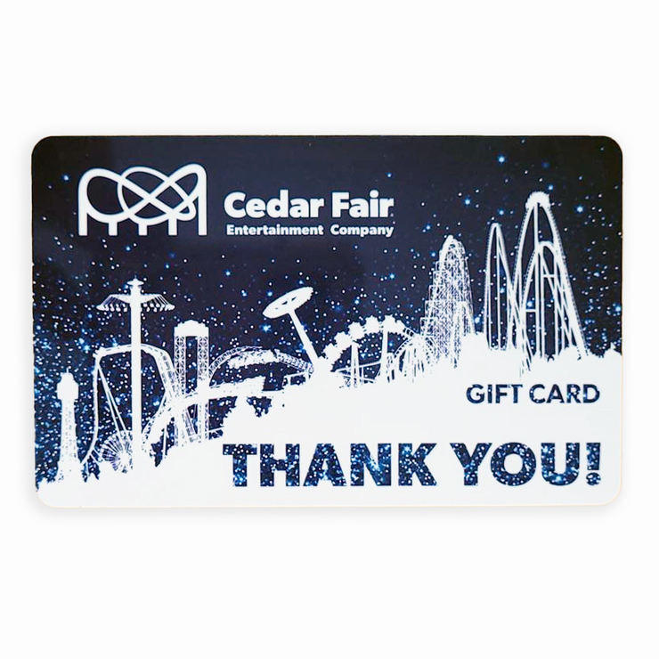 Cedar Fair Thank You Gift Card