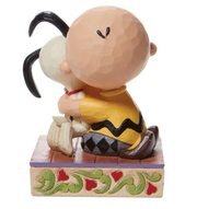 PEANUTS® by Jim Shore Enesco Charlie Brown and Snoopy Hugging Figurine