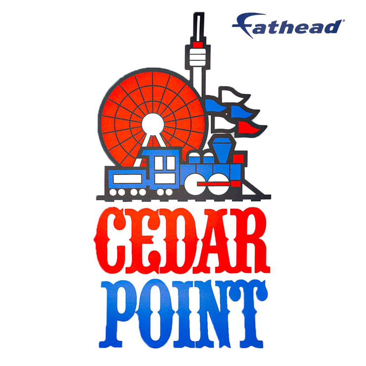Cedar Point Fathead® Retro Train 20x37 Wall Decal