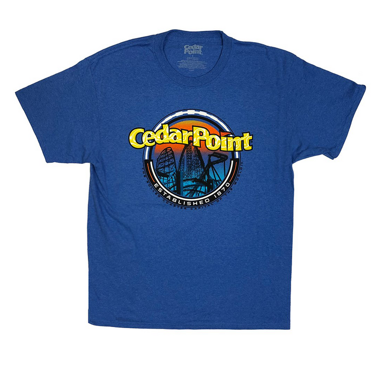 Cedar Point Tee - Royal Blue
