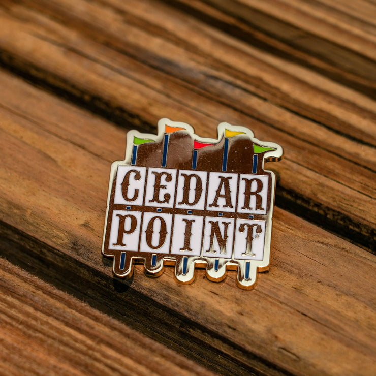 Cedar Point Limited Edition Vintage Sign Pin