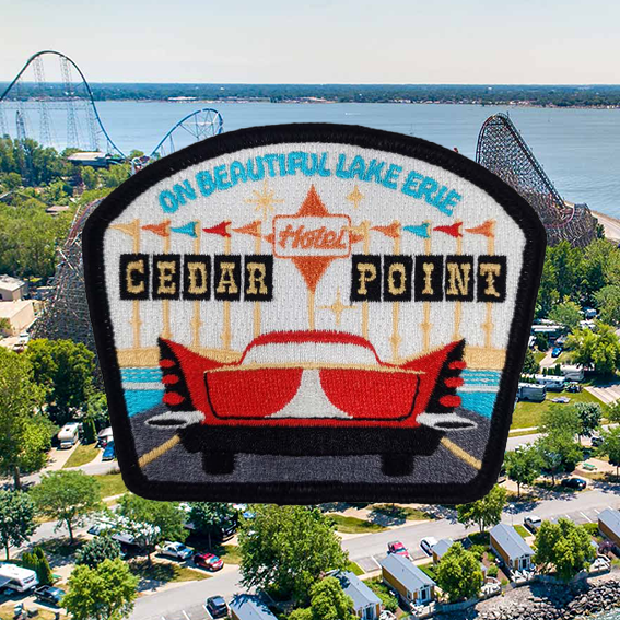 Cedar Point Entrance Sign Patch