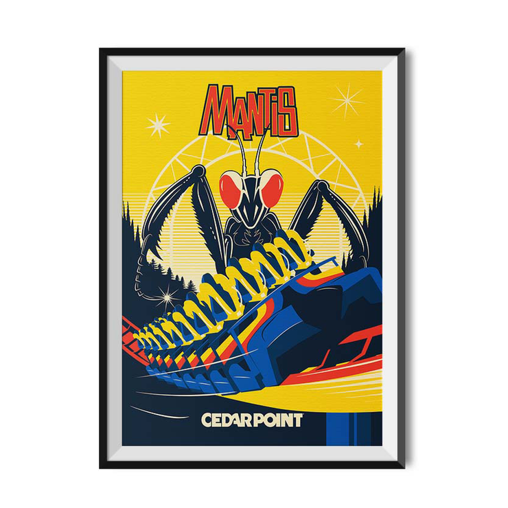Cedar Point Mantis Limited Edition Poster
