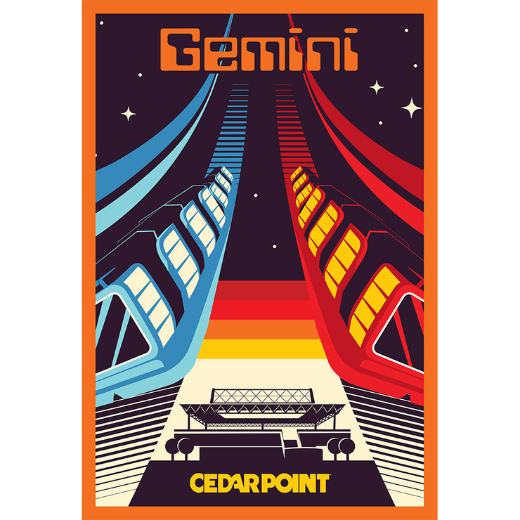 Cedar Point Gemini Magnet