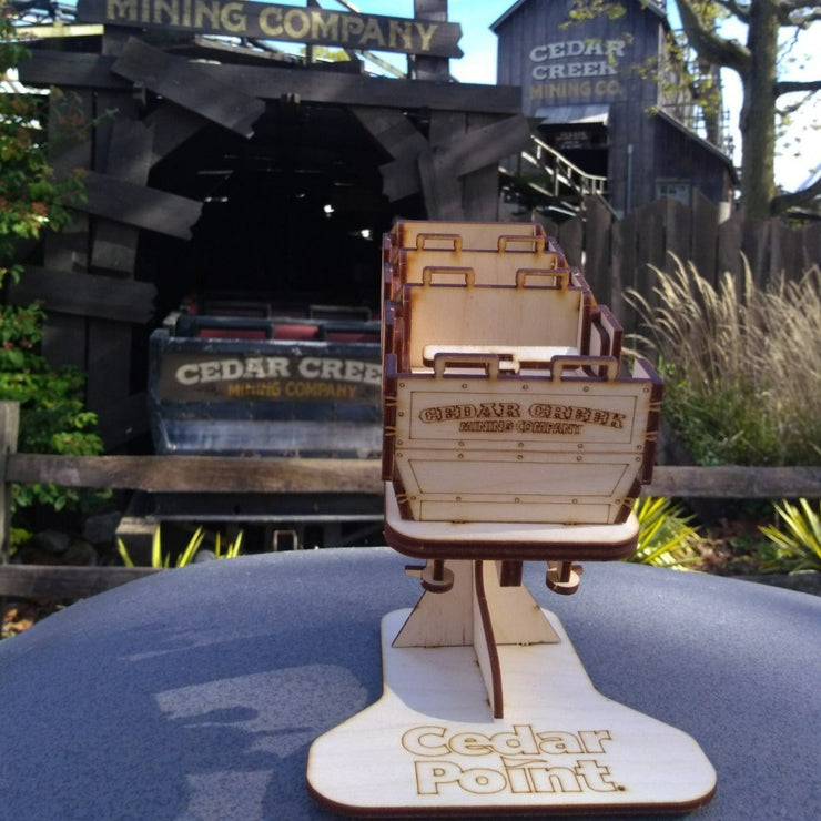 Cedar Point Mine Ride Front Car Coaster Cutout