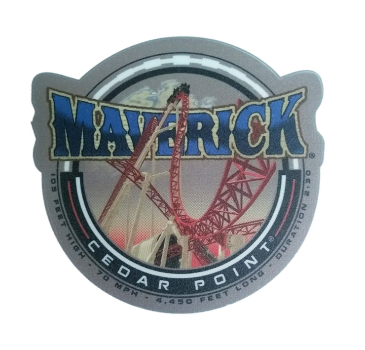 Cedar Point Maverick Sticker