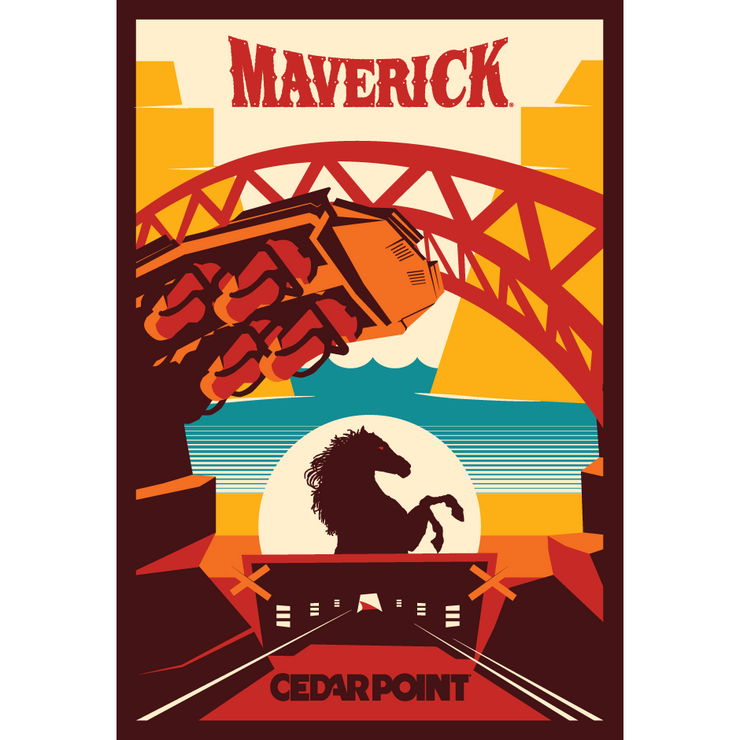Cedar Point Maverick Magnet