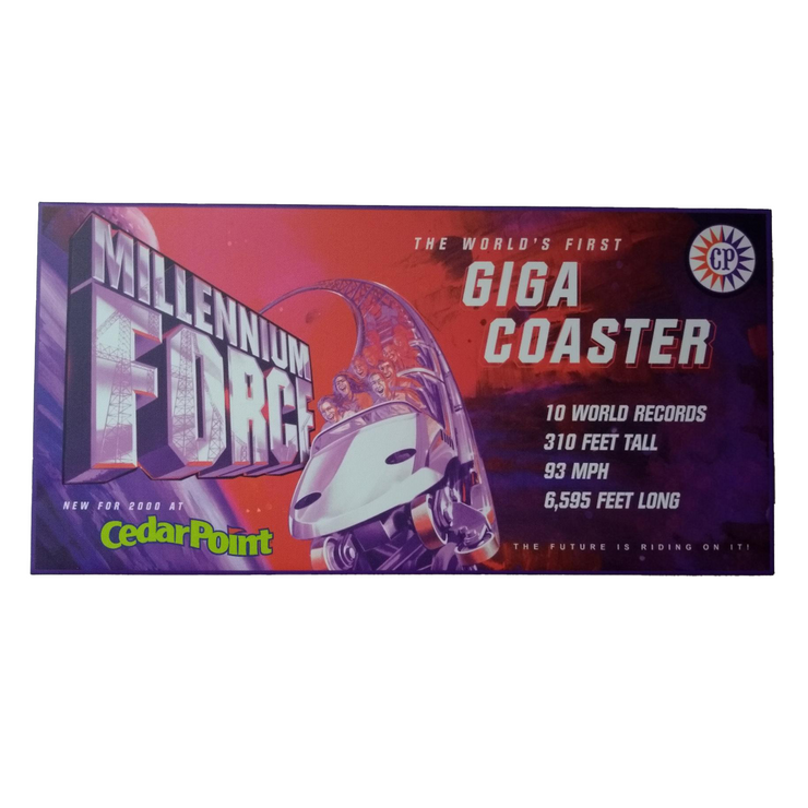Cedar Point Millennium Force Giga Coaster Canvas Print
