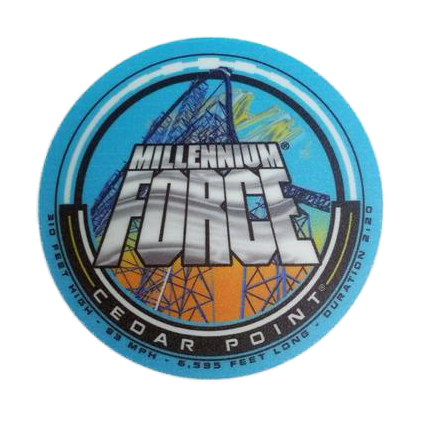 Cedar Point Millennium Force Sticker