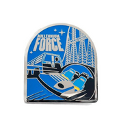 Cedar Point Millennium Force Enamel Pin