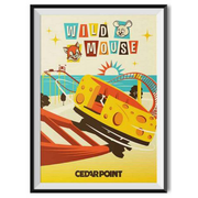 Cedar Point Wild Mouse Poster