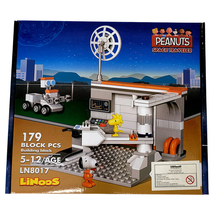 PEANUTS® Linoos Space Outpost Building Bricks Set