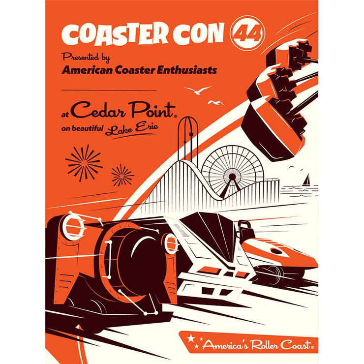Cedar Point Coaster Con 2022 Poster