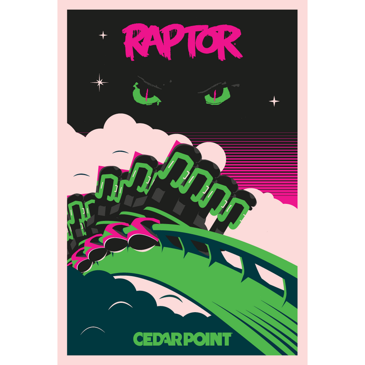 Cedar Point Raptor Magnet