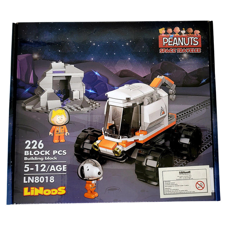 PEANUTS® Linoos Space Rover Building Bricks Set