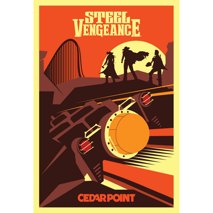 Cedar Point Steel Vengeance Magnet