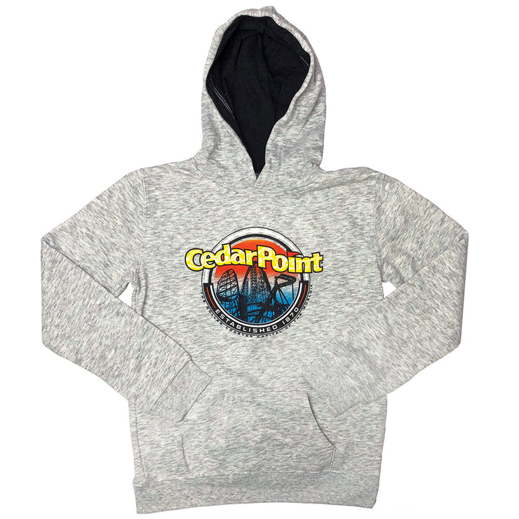 Cedar Point Circle Sign Youth Hoodie